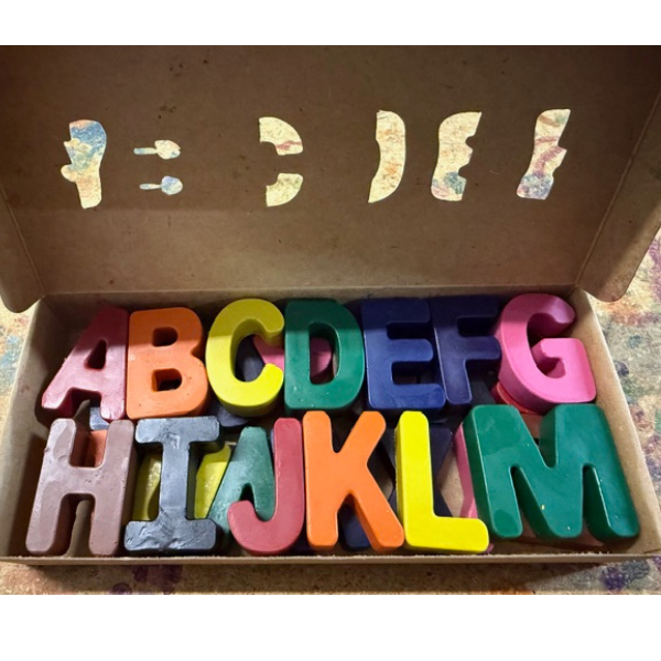 Alphabet Letters Crayons