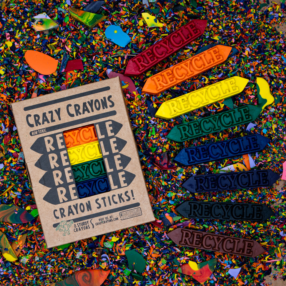 Recycled Sticks Crayon - 8 Count Box