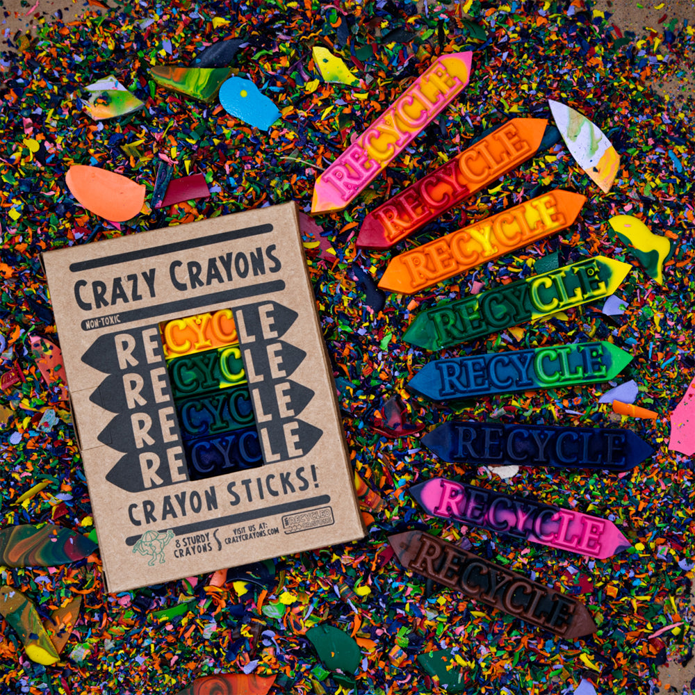 Recycled Sticks Crayon - 8 Count Box